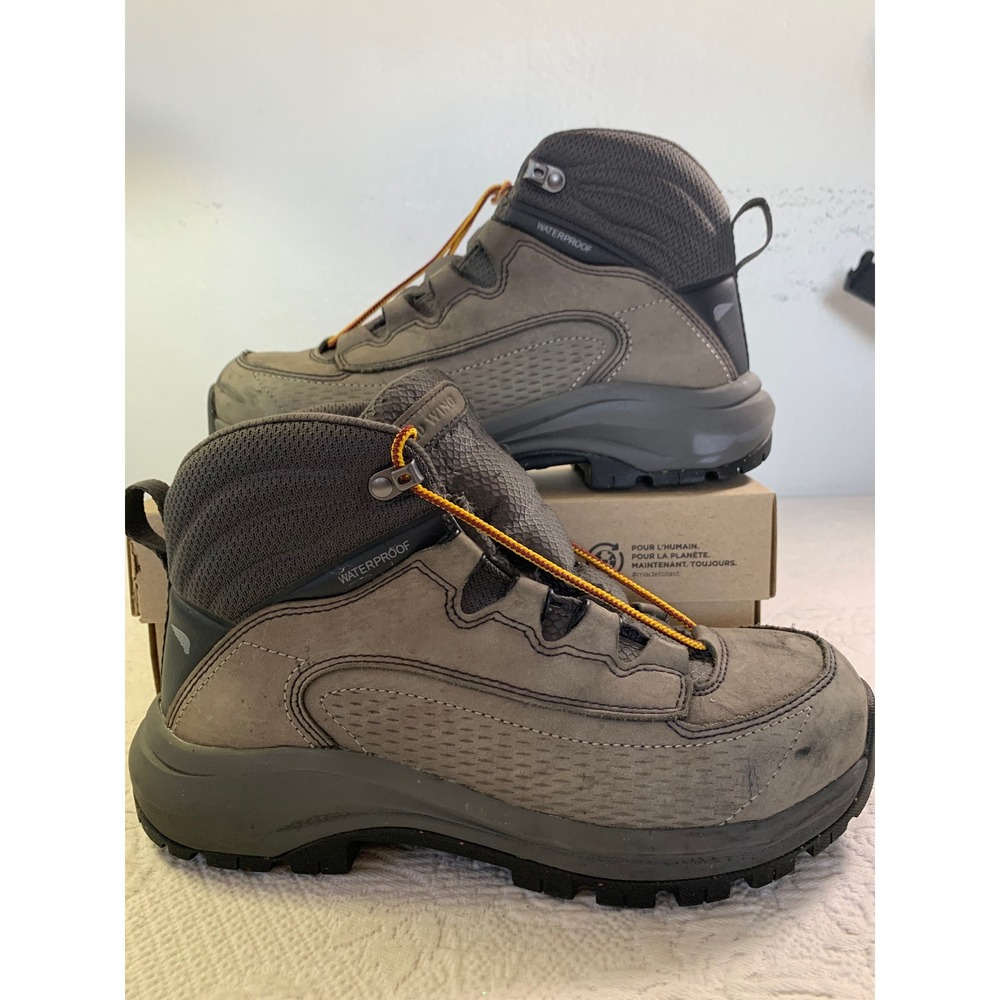 Red Wing Womens Waterproof Hiking Boots Grey Vibram Sole Mid Top Trail Shoes